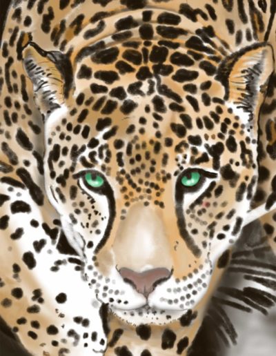 Amenirdis Jaguar painting